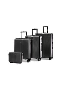 WITTCHEN SET 4 PCS - Kofferset - black
