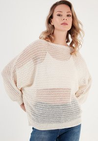 LELA Pulover - ecru