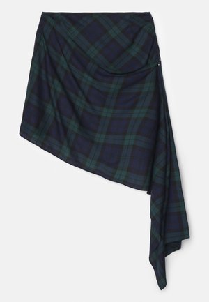 ANSELMA SKIRT - Fustă în formă de A - green/blue