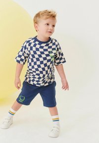 Next CHECKERBOARD SET REGULAR FIT - Träningsbyxor - blue