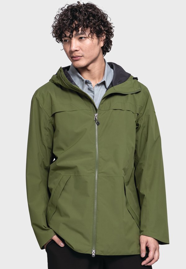 Regenjacke / wasserabweisende Jacke - grün