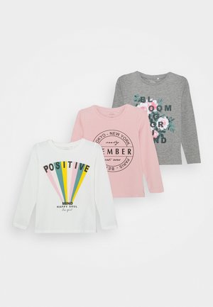 NKFVIX 3 PACK - Top s dlouhým rukávem - coral blush
