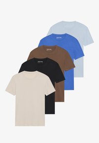 Unselected, light blue/blue/stone