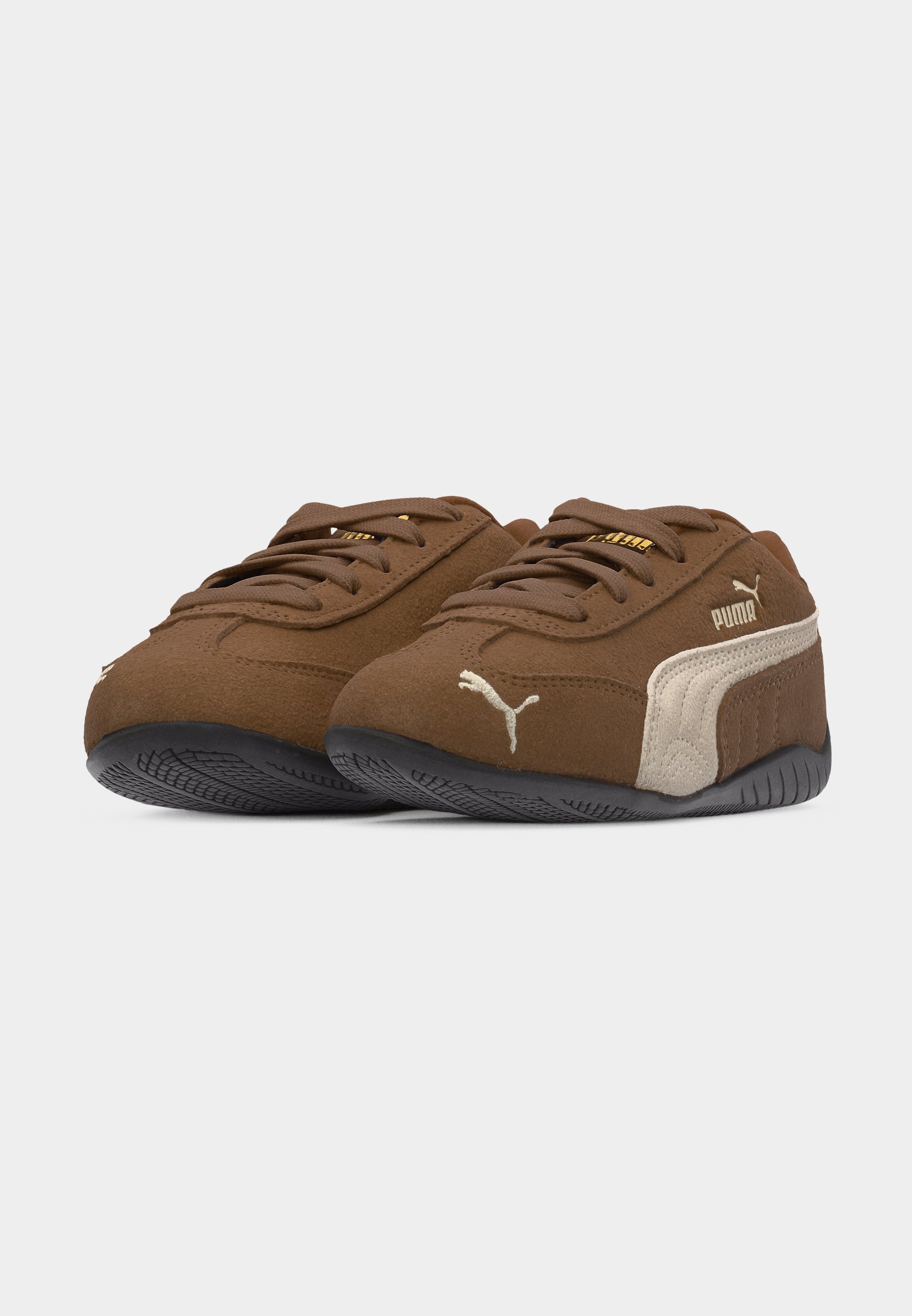 Puma SPEEDCAT OG PS - Trainers - haute coffee/frosted ivory/green