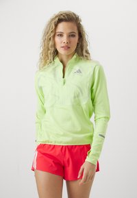 adidas Performance ULTIMATE VIS REFLECTIVE 1/2-ZIP - Top s dlouhým rukávem - pulse lime