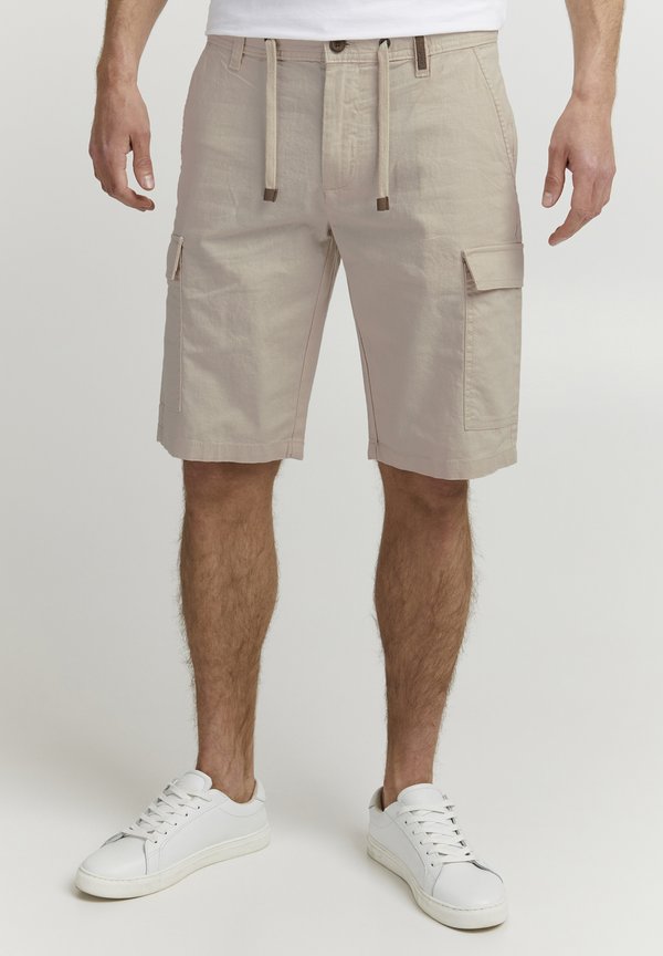 IDMOSATO LINEN MIX - Shorts - fog