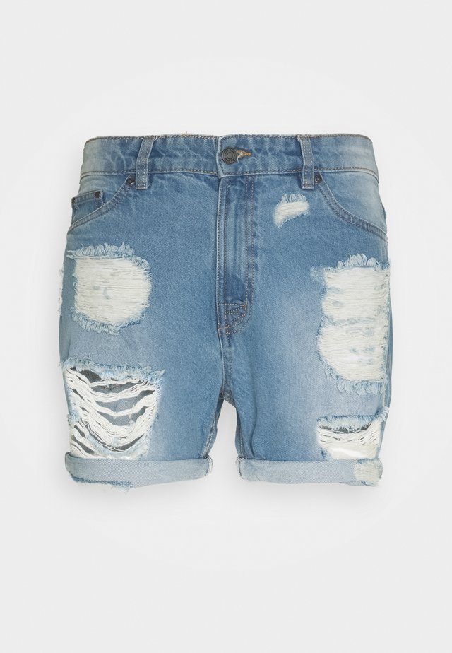 UNISEX - Shorts vaqueros - blue denim