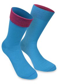 Normani MID CUT SOCKS BI-COLOR - Socken - türkis/beere