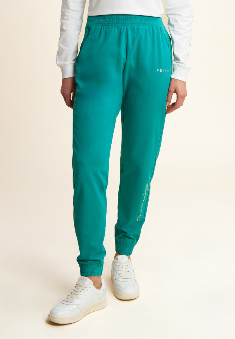 Freddy CON ELASTICO SUL E DETTAGLI FLOREALI - Pantalones deportivos - greenlake