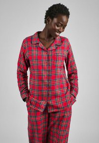 JoJo Maman Bébé CHECK SET MATERNITY - REGULAR FIT - Pidžaamakomplekt - red