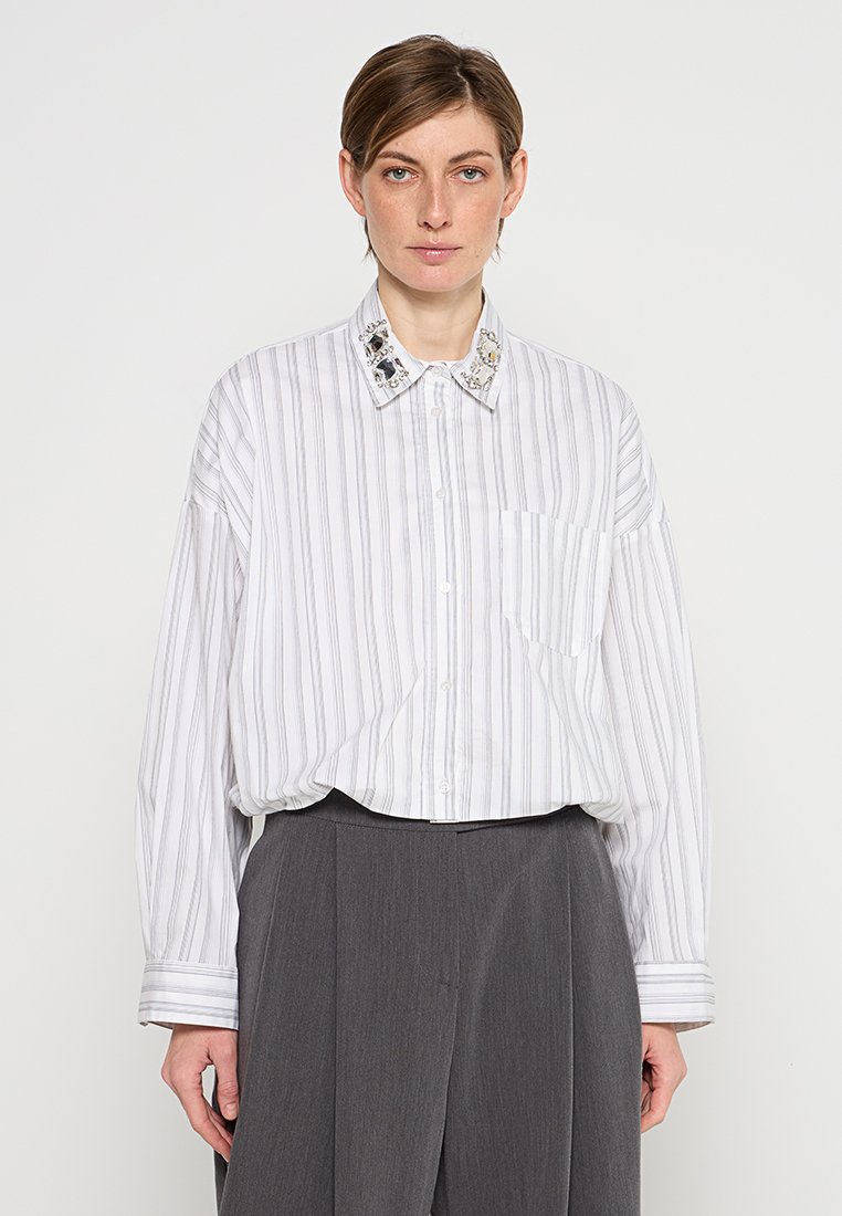 pinko Overhemdblouse wit pinko Overhemdblouse wit