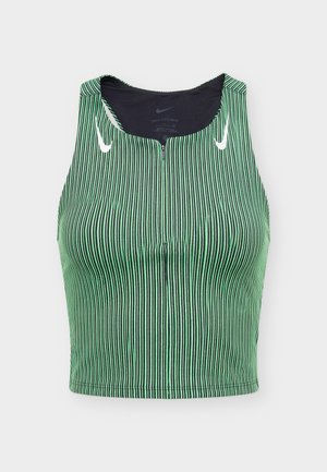 Nike Performance, CROP - Μπλούζα - illusion green/black