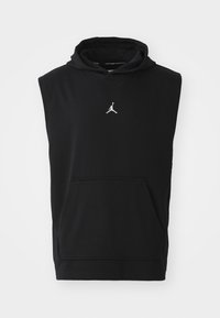 SPORT CROSSOVER SLEEVELESS HOODIE - Hættetrøje - black/white