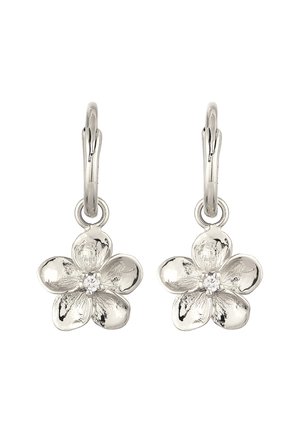 SPARKLING FLOWER BLOSSOM - Boucles d'oreilles - silver-coloured