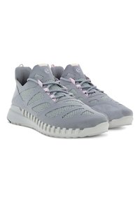 ECCO ZIPFLEX  - Sneaker low - silver grey/silver grey