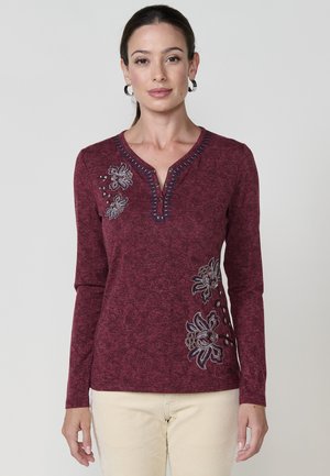 LONG SLEEVE PRINTED  - Camiseta de manga larga - rojo   red