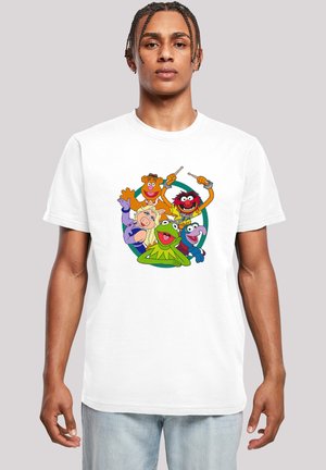 DISNEY MUPPETS GROUP CIRCLE - T-shirts med print - white