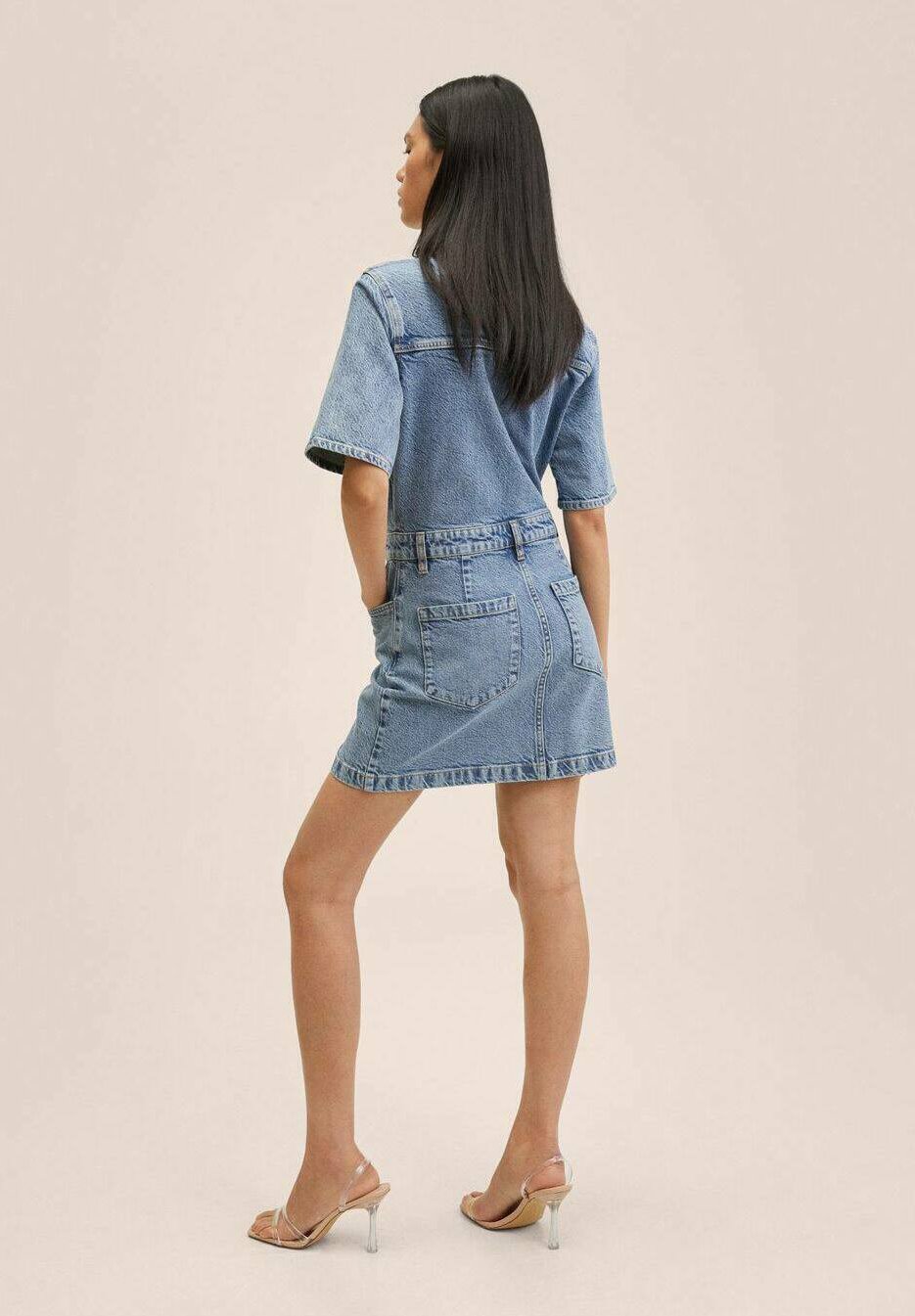 Mango Denim dress - mittelblau/blue 