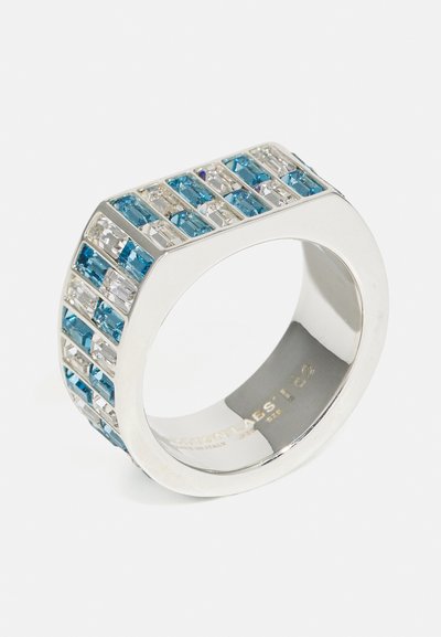 Hatton Labs MIRAGE UNISEX - Anello - silver coloured/blue