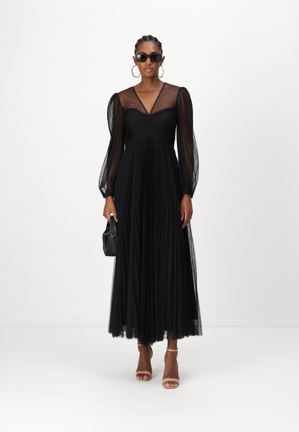 WOVEN DRESS - Occasion wear - nero3