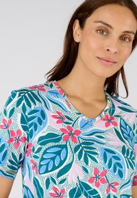 Damart PEIGNÉ - Camicia da notte - bleu feuillage