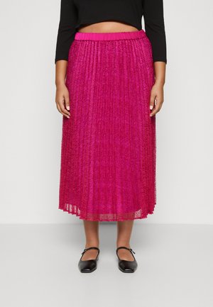 OPACO - Pleated skirt - fuxia