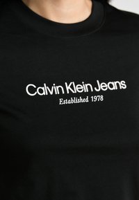 Calvin Klein Jeans INSTITUTIONAL GRAPHIC - Print T-shirt - black