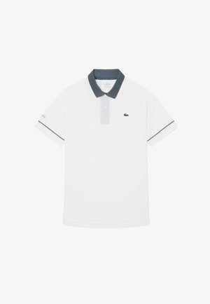 Lacoste, LACOSTE - - Polo - blanc gris-za
