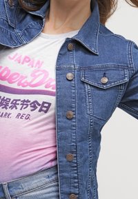 Superdry & Co Triko s potiskem - light grey