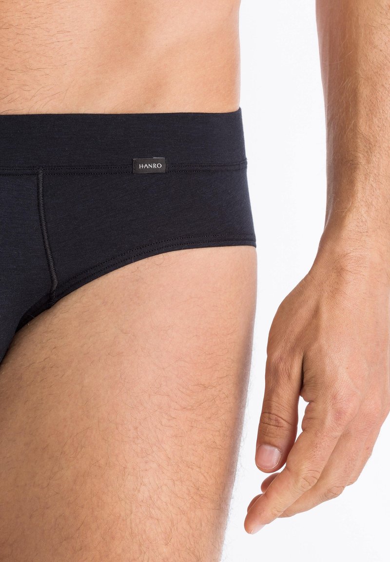 Herren Unterhosen | Hanro NATURAL Slip deep black/schwarz - VP32746 Herren Unterhosen | Hanro NATURAL Slip deep black/schwarz - VP32746