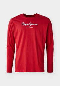 EGGO LONG - Tops ar garām piedurknēm - rugby red