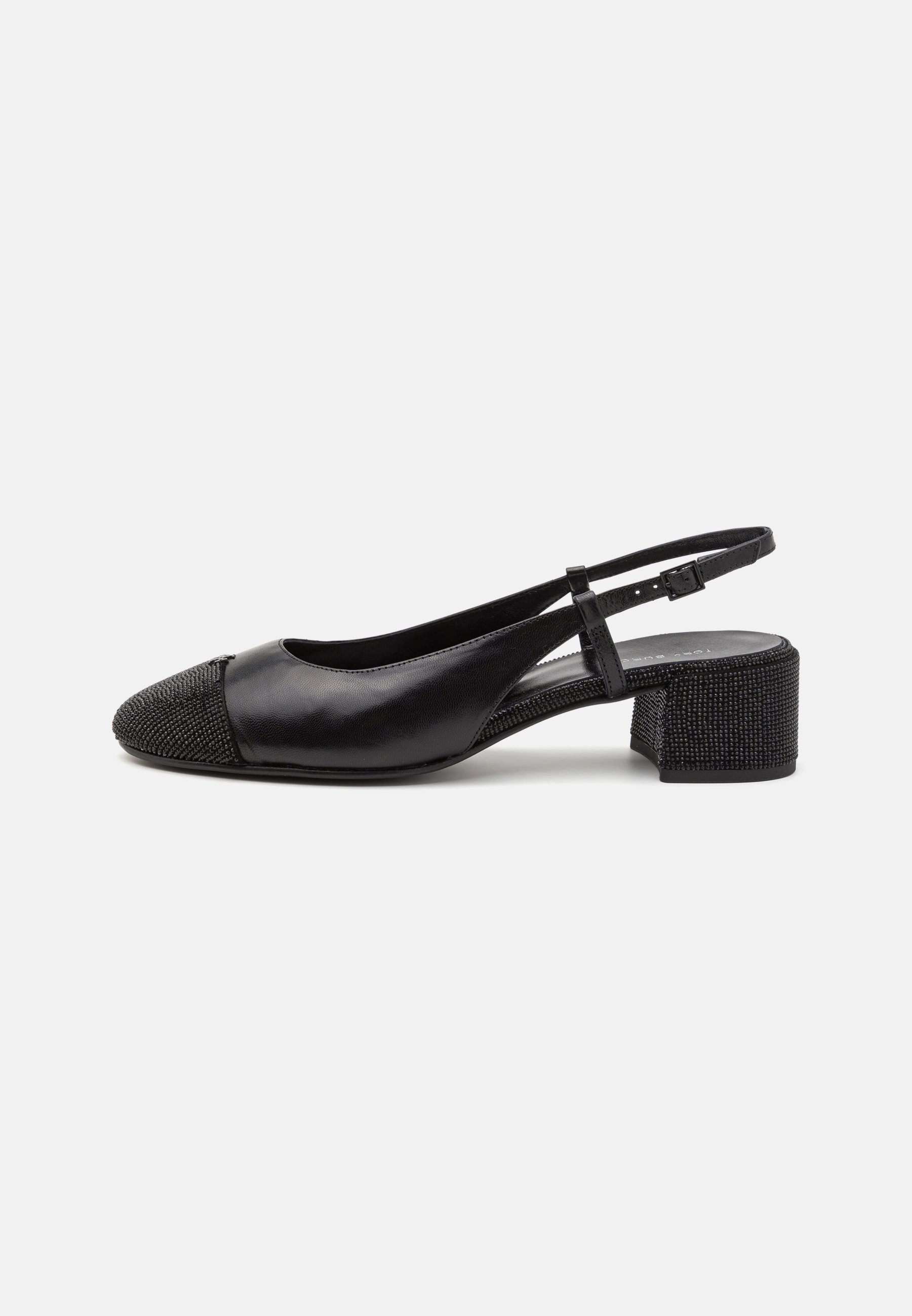 Tory Burch CAP-TOE PAVE SLINGBACK - Classic heels - perfect black 