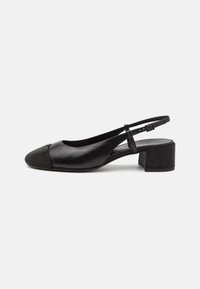 CAP-TOE PAVE SLINGBACK - Classic heels - perfect black