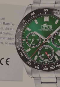 Lotus Montre à aiguilles - silberfarben