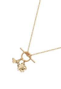 FABLE ENGLAND BUTTERFLY & FLOWER - Ketting - blue gold-coloured