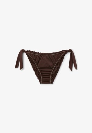 Calzedonia, CLASSIC DOLL WITH SIDE TIES - Bikini bottoms - brown