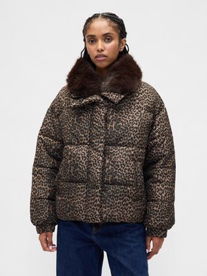 GAP PUFFER COLLAR  - Winterjas - brown