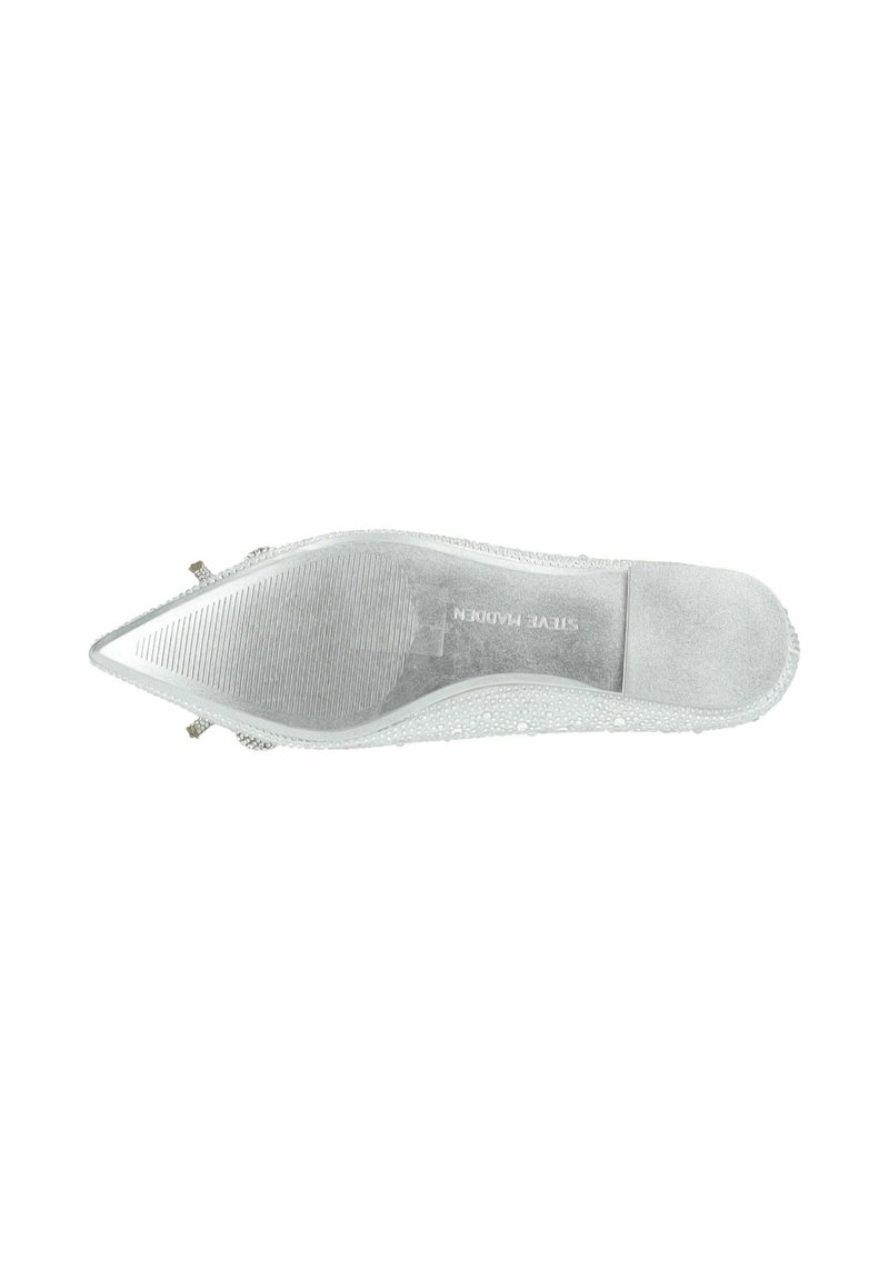 Steve Madden Leni, Ballerine Donna Con Strass Argento, Taglia 36 EU