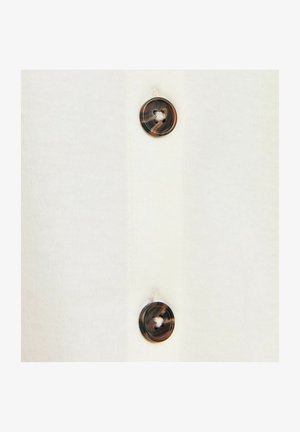 New Look, HEAVYWEIGHT BUTTON THROUGH - Blusa - off white