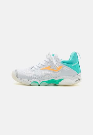 BRESTON LADY - Zapatillas de balonmano - white/mint