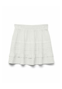 VMPRETTY SHORT SKIRT - A-line skjørt - snow white
