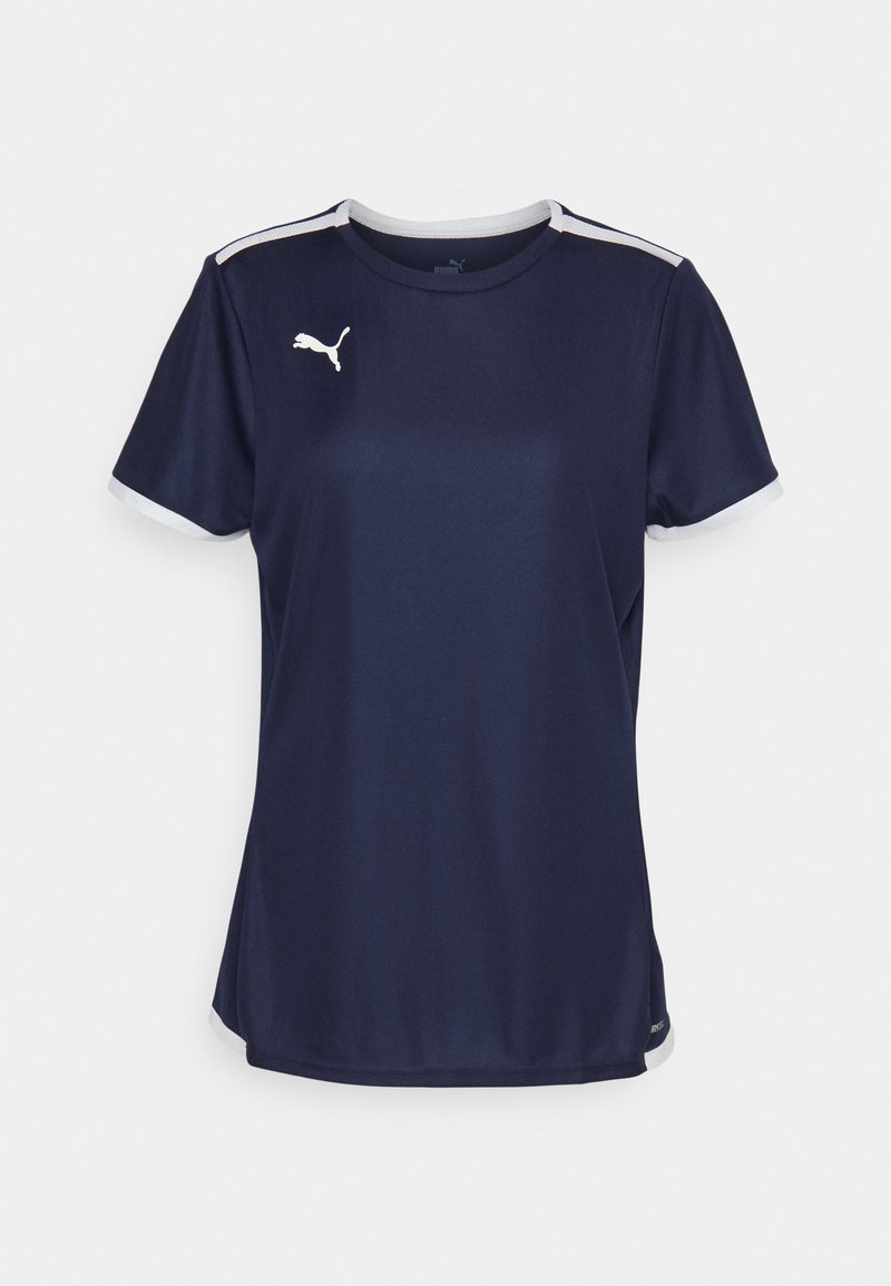 Puma T-shirt basic donkerblauw Puma T-shirt basic donkerblauw