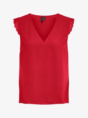 Vero Moda VMNANNA - Paprasti marškinėliai - goji berry