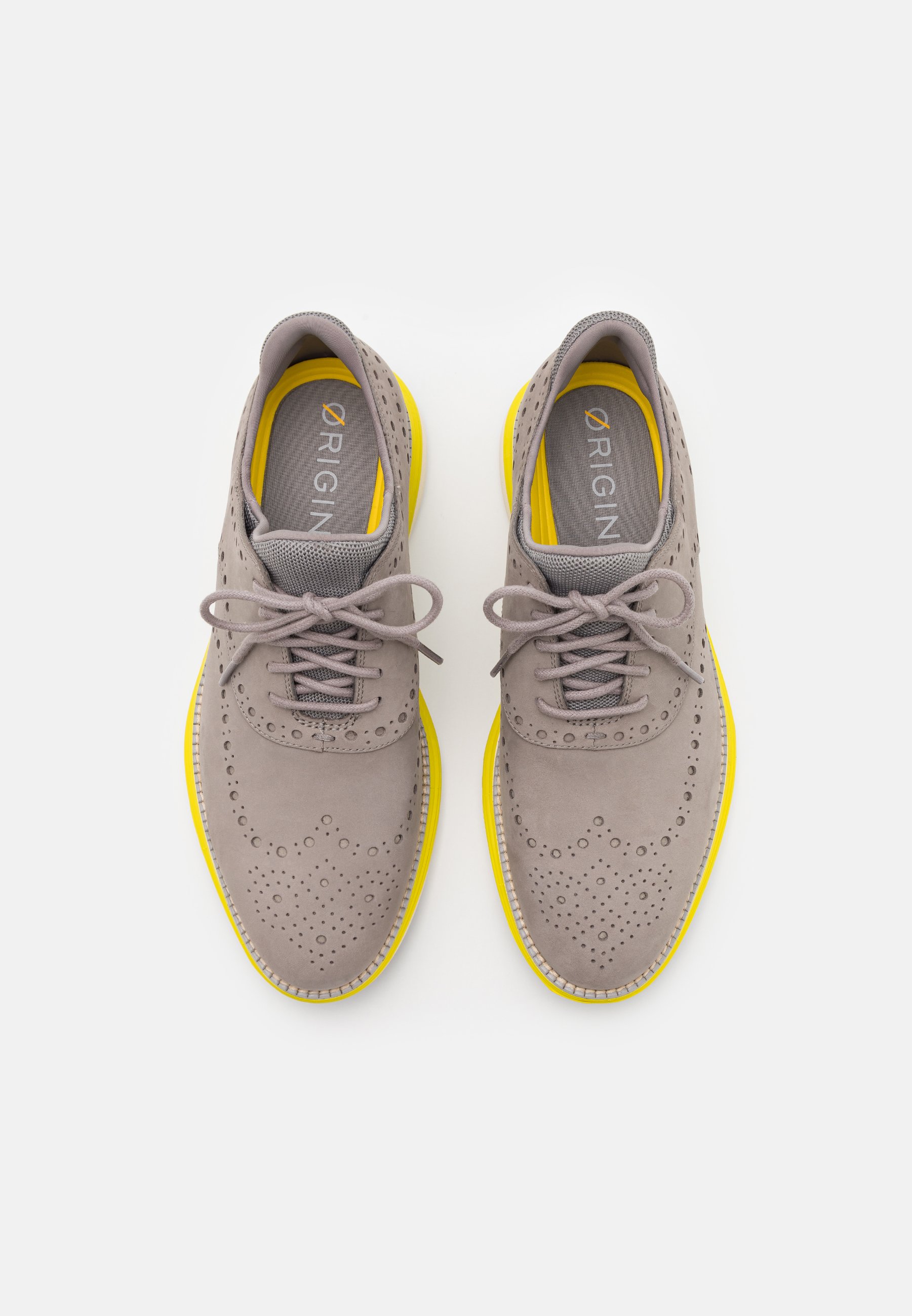 Cole Haan ORIGINALGRAND ULTRA WING - Zapatos con cordones -  ironstone/sulphur spring/gris - Zalando.es