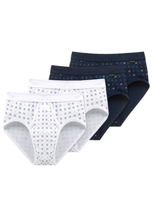 4 PACK ESSENTIALS FEIN KARO - Trosor - weiß marine