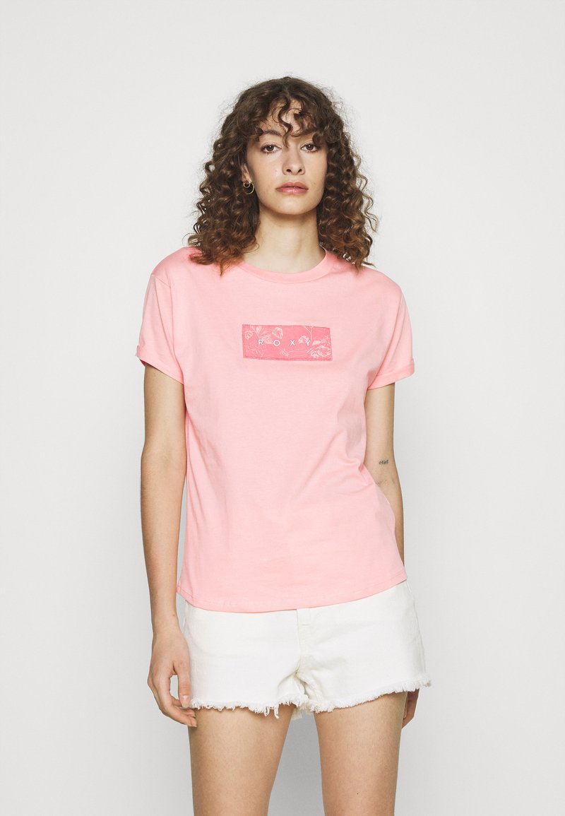 Roxy EPIC AFTERNOON CORPO B Print T shirt Peach Bud light Pink 