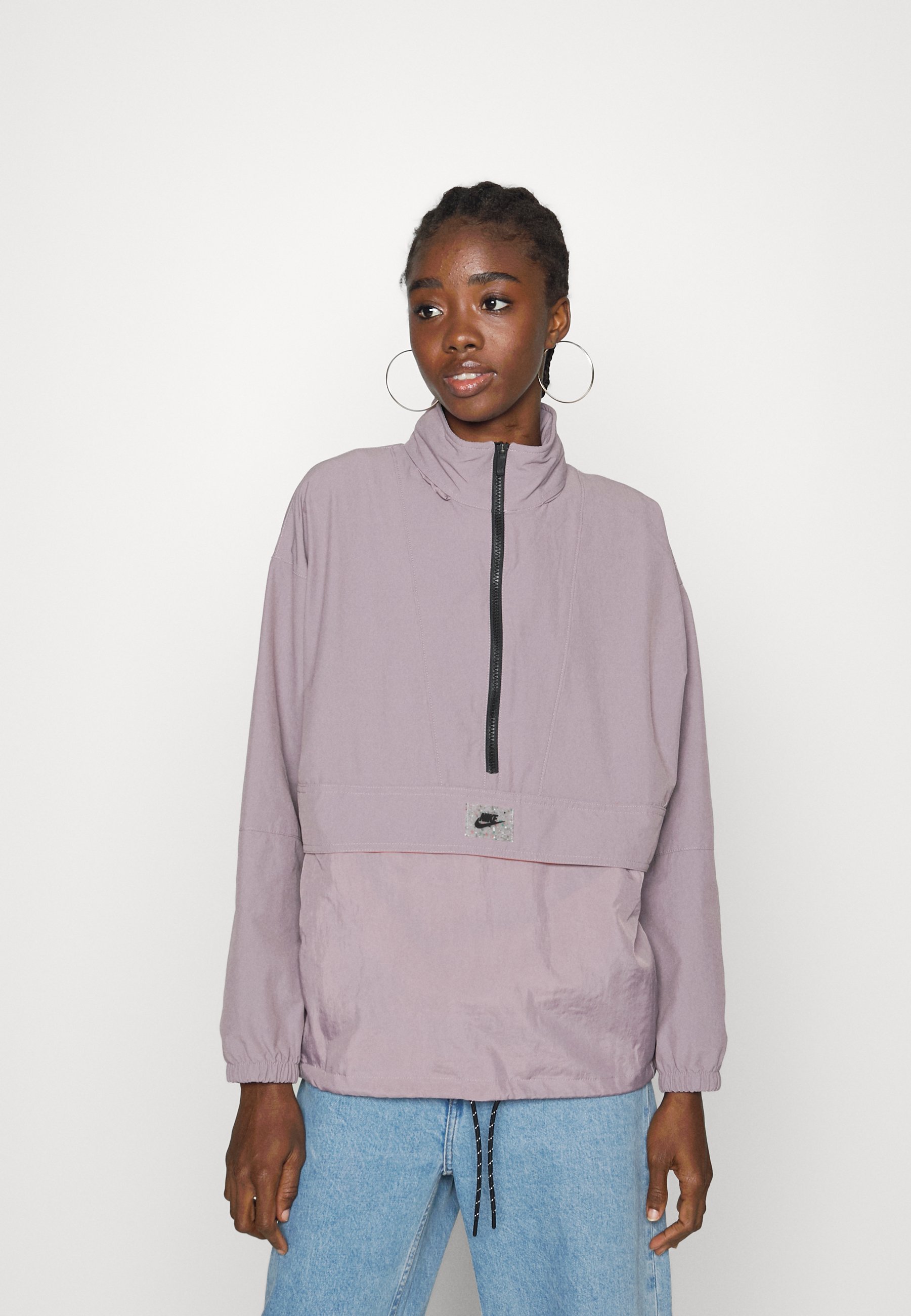 mauve nike windbreaker