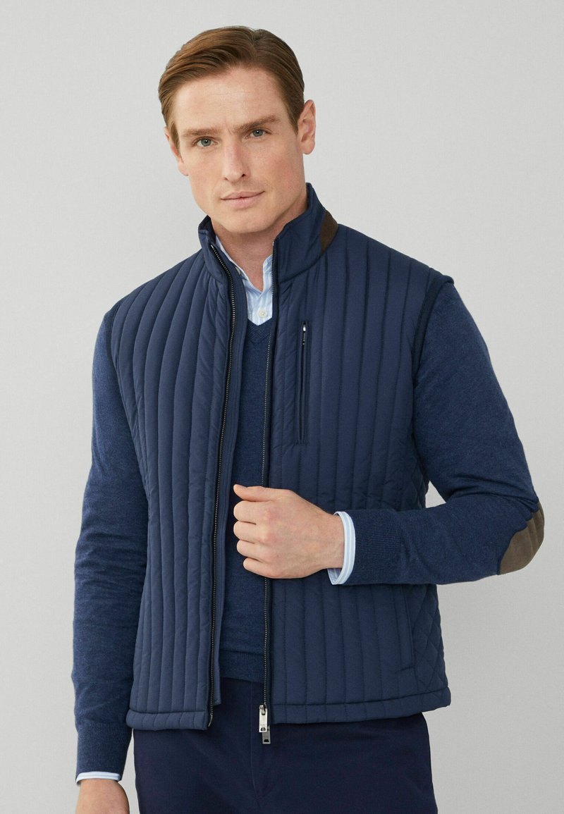 Hackett London CHANNEL - Strukirani kaput - navy blazer