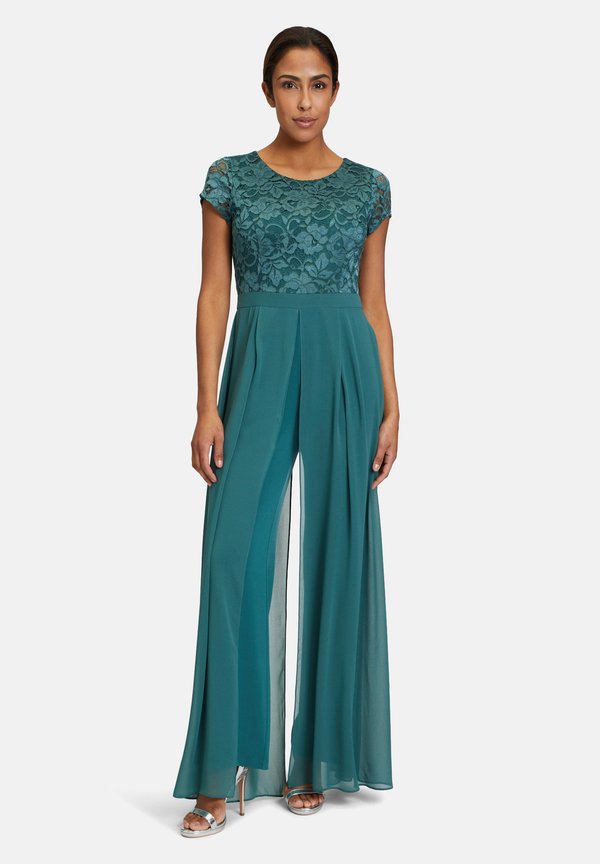 KURZARM - Jumpsuit - dark emerald