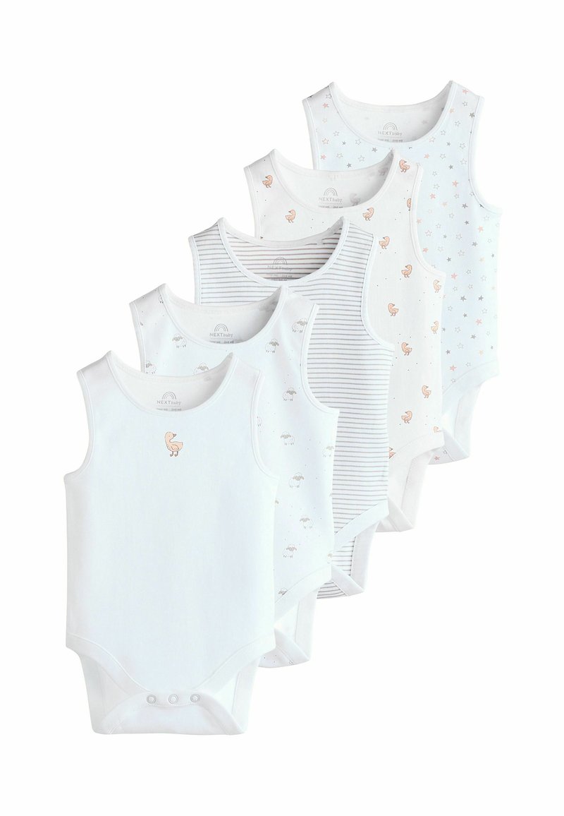 Next - 5 PACK - REGULAR FIT - Body - white delicate animal, Enlarge